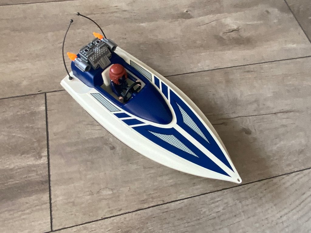 Playmobil City Action Police Speedboat Set 5187 Boot, Ophalen of Verzenden, Zo goed als nieuw, Boot/Schip