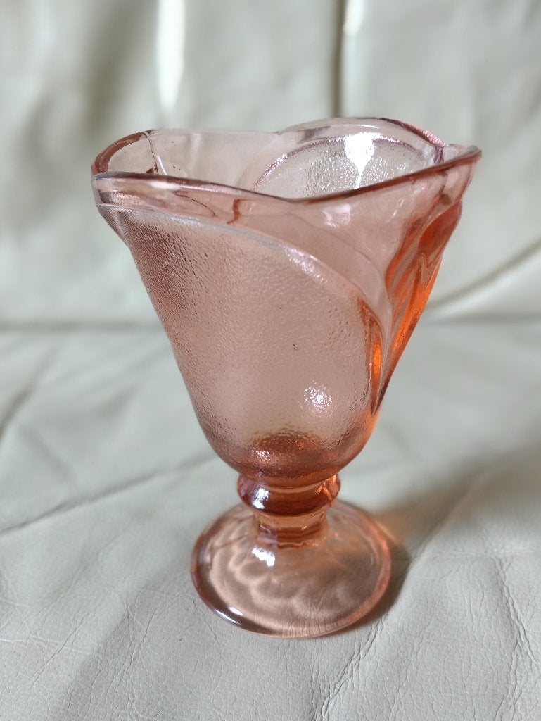 Roze vaas Art Deco, Ophalen of Verzenden