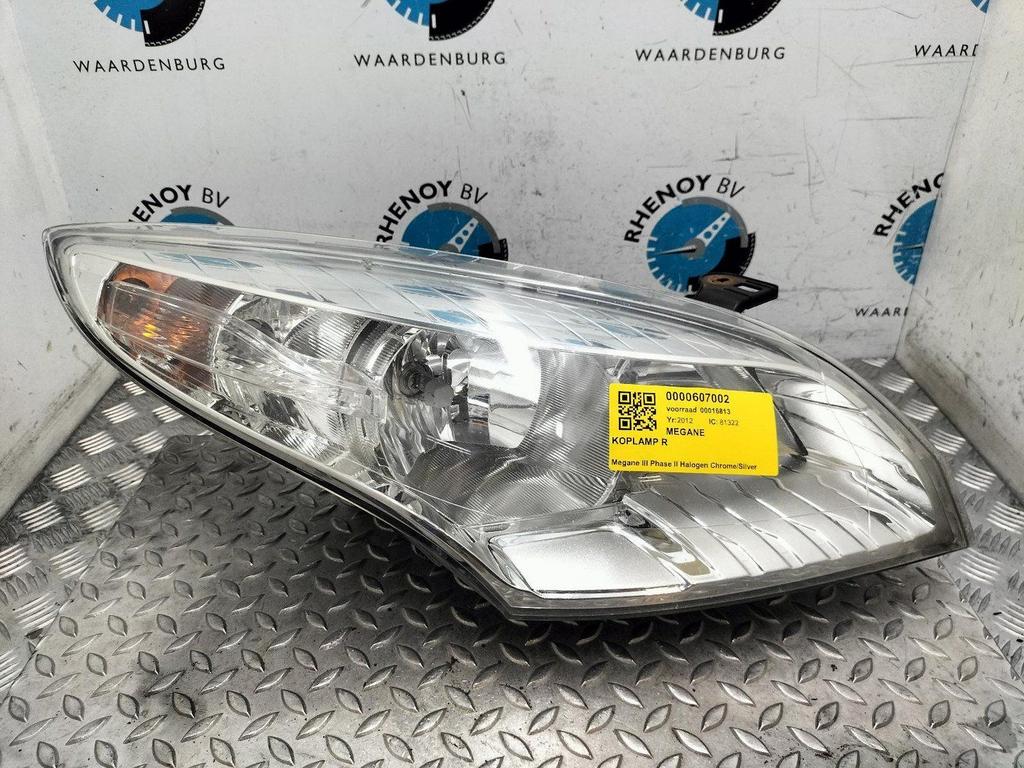 RENAULT MEGANE MEGANE 3 1.5 dCi Expression  KOPLAMP R 2012, Ophalen of Verzenden, Gebruikt, Stiba lid