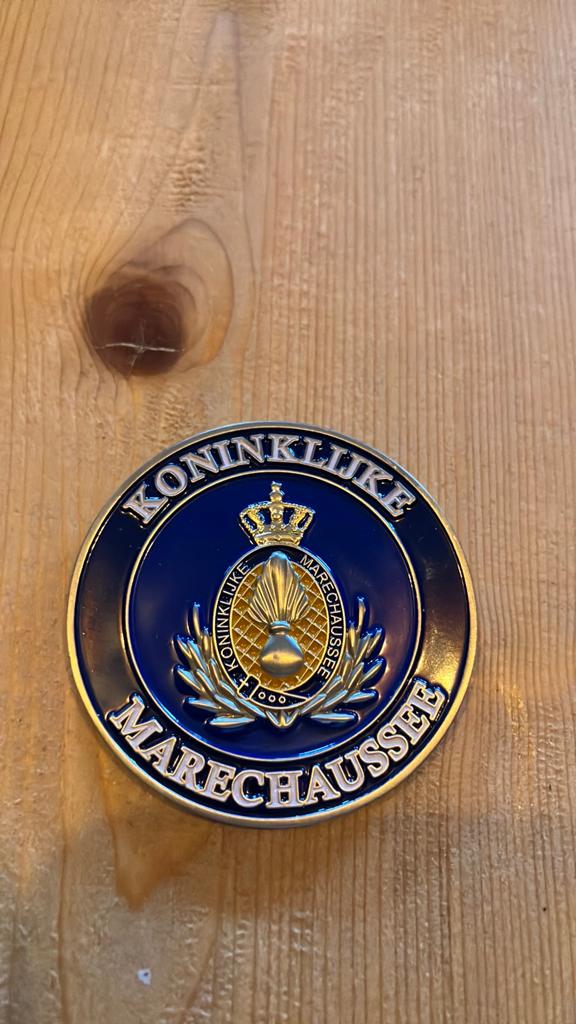 Koninklijke Marechaussee Challenge Coin, Ophalen of Verzenden, Marechaussee, Nederland, Overige typen