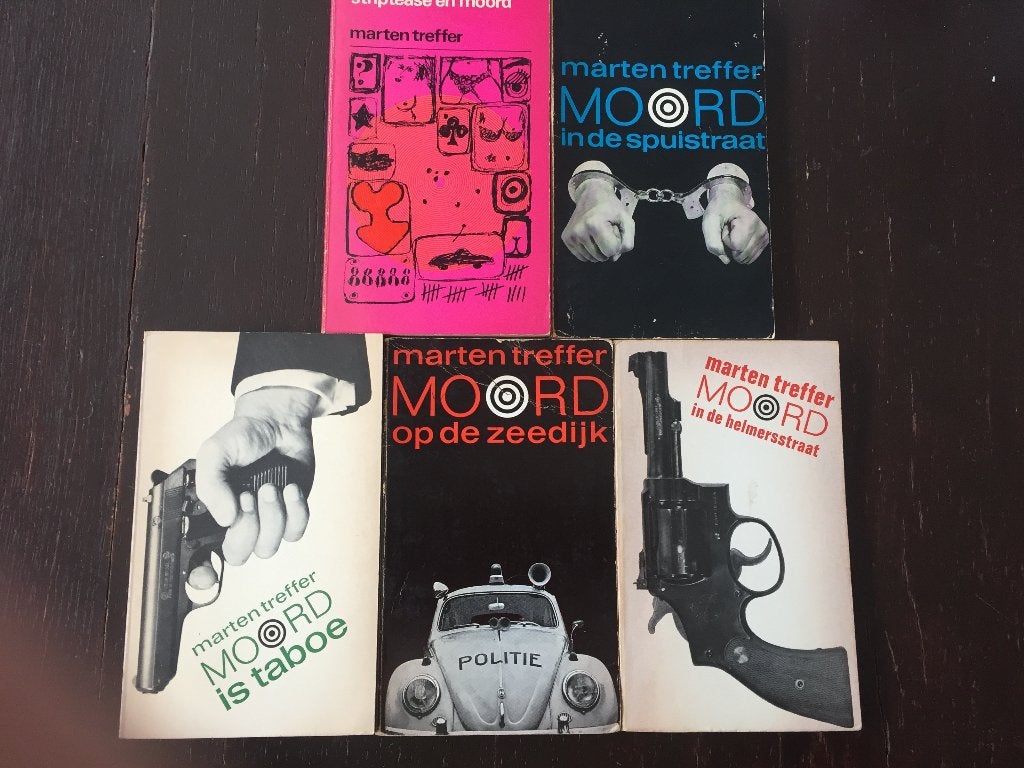 Maarten Treffer 5 delen uit de Ooievaars reeks., Boeken, Ophalen of Verzenden, Gelezen, Maarten Treffer