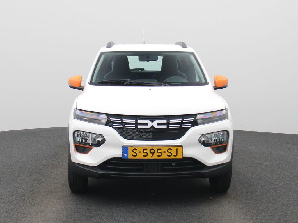 Dacia Spring Expression 27 kWh | Orange Pack | Nieuwe Logo's, Gebruikt, Wit, Parkeersensor, Onderhoudsboekje