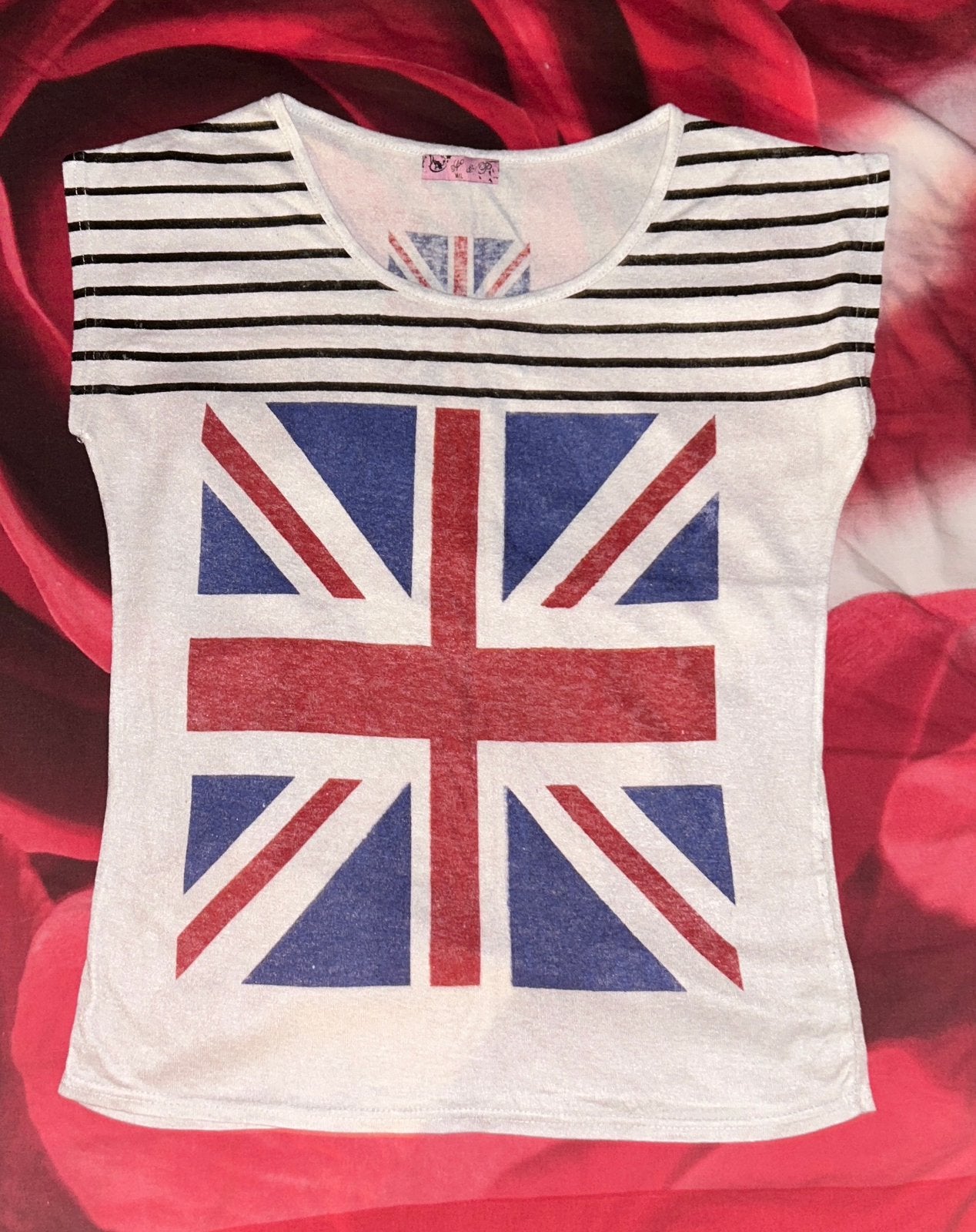 Union Jack Flag T-shirt - maat M/L, Verzenden, Zo goed als nieuw, Korte mouw