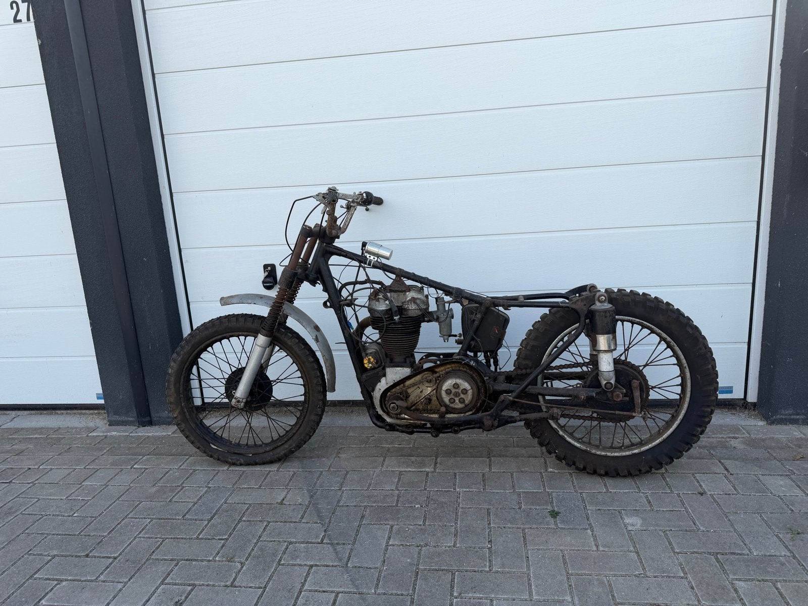 AJS 16m uit 1953/1954 - Mooi winterproject Matchless, Ophalen, AJS, Zz, Zzzz