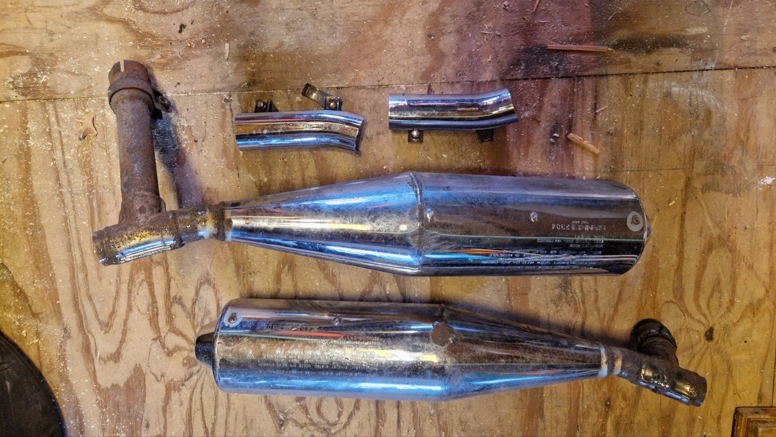 Uitlaten voor Honda shadow  1100, Ophalen of Verzenden