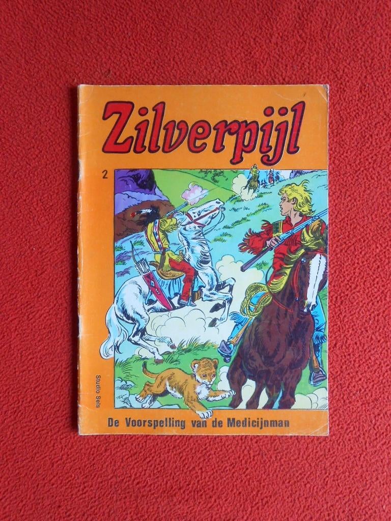 Zilverpijl 2: De voorspelling van de medicijnman, Boeken, Stripboeken, Gelezen, Eén stripboek, Ophalen of Verzenden