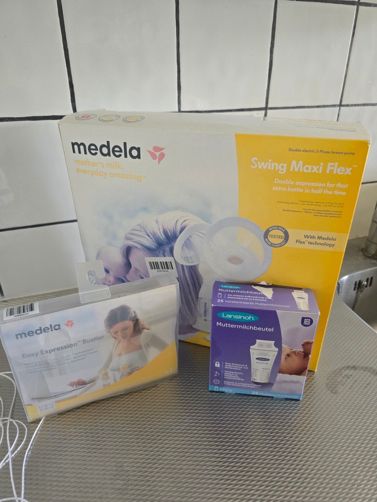 Medela Swing Maxi Flex dubbele elektrische borstkolf, Automatisch, Medela, Borstkolf, Ophalen of Verzenden