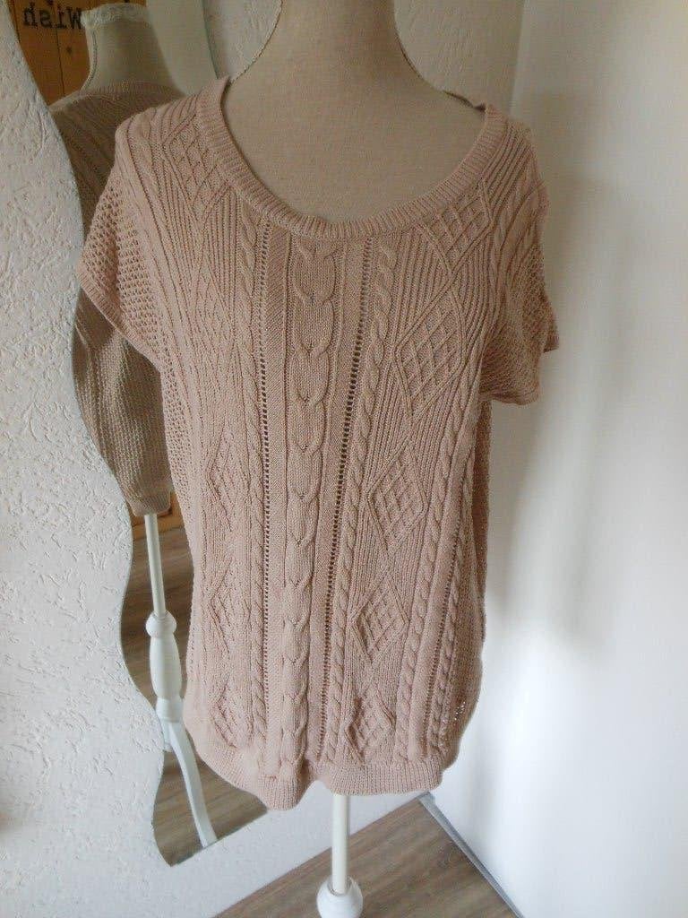 Mooie PETER HAHN trui 100% katoen, Ophalen of Verzenden, Zo goed als nieuw, Maat 46/48 (XL) of groter, Beige