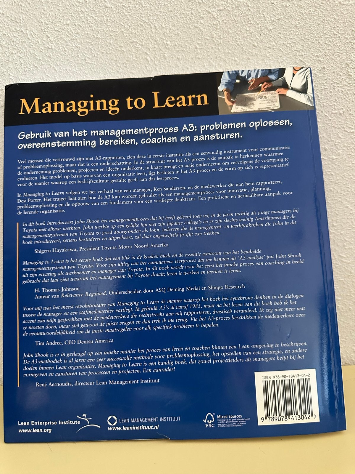 Managing to Learn - John Shook (Lean Management), Boeken, Studieboeken en Cursussen, Verzenden, Gamma, Nieuw, HBO