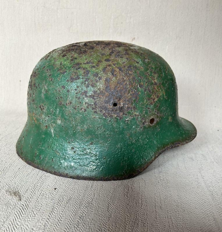wo2 - Duitse helm M40 - maat 66, Verzamelen, Militaria | Tweede Wereldoorlog, Ophalen of Verzenden, Landmacht, Duitsland, Helm of Baret