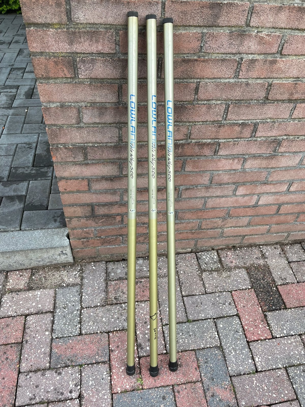 3 complete nette vis hengels lengte 475, Ophalen of Verzenden, Zo goed als nieuw