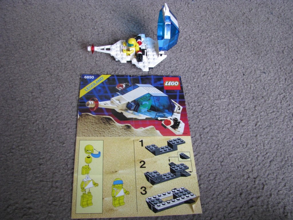 Legoland - 6850 - Auxiliary Patroller, Ophalen, Lego, Compleet, Zo goed als nieuw