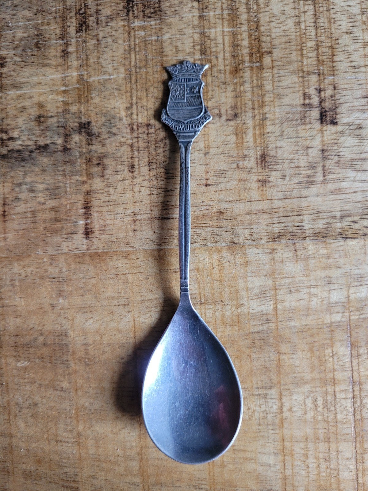 Verzilverd lepeltje Anna Paulowna - Souvenir, Ophalen of Verzenden
