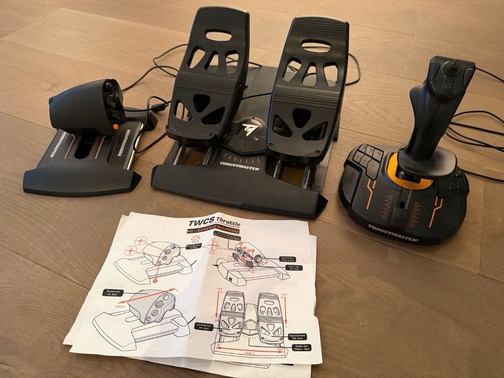 Thrustmaster T.16000M FCS Flight Pack compleet, Ophalen of Verzenden, Zo goed als nieuw