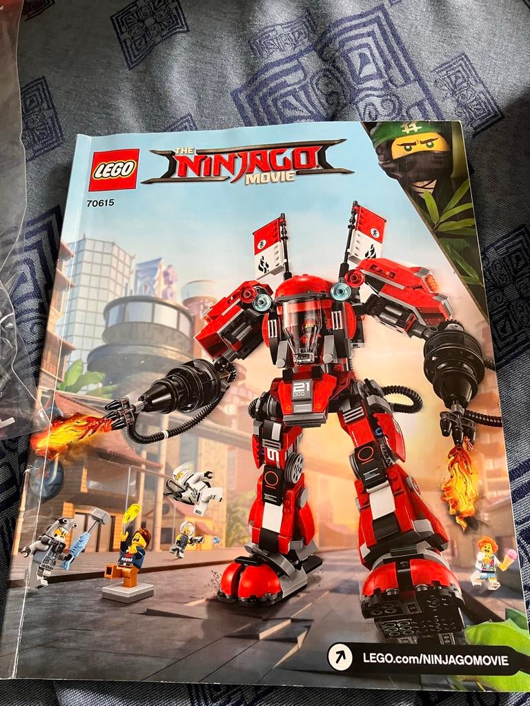 Lego Ninjago Movie 70615 Fire Mech, Kinderen en Baby's, Speelgoed | Duplo en Lego, Gebruikt, Lego, Ophalen of Verzenden, Inclusief instructies