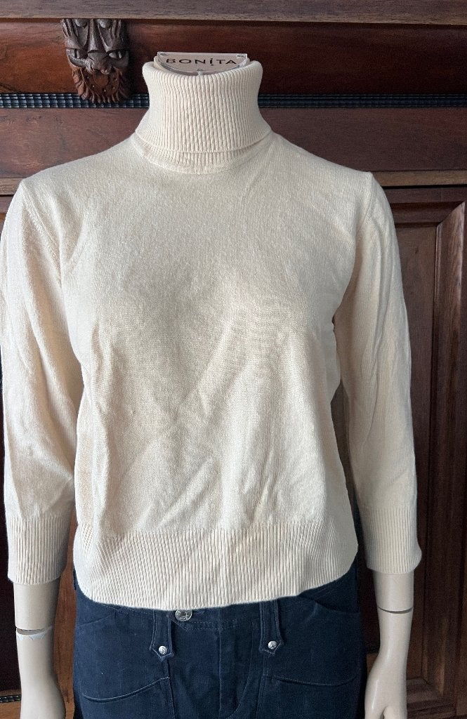 Elisa Cavaletti  prachtige beige kol trui maat M, Maat 38/40 (M), Beige, Ophalen of Verzenden, Zo goed als nieuw