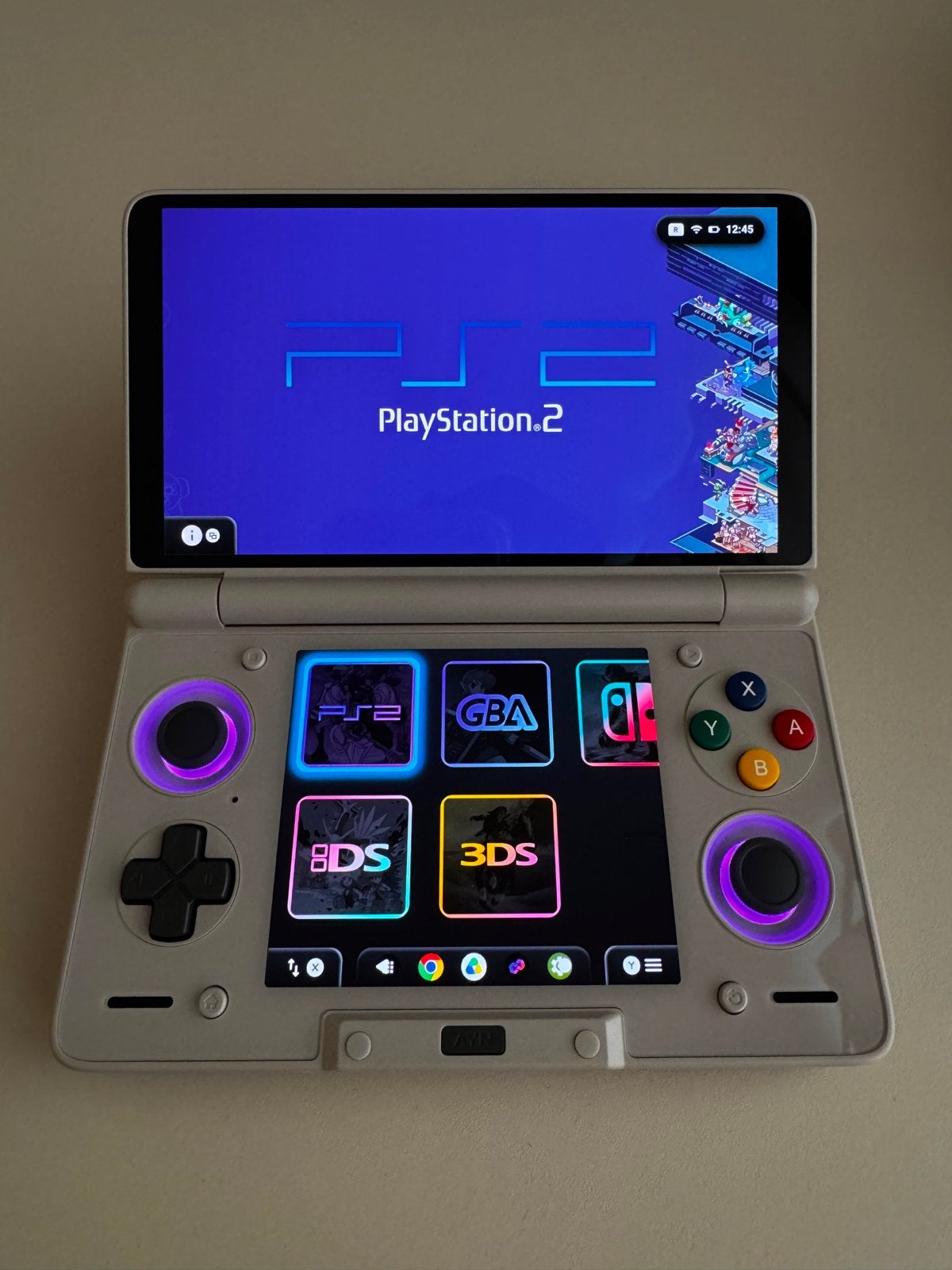 AYN Thor Pro Rainbow | 12GB + 256GB (UFS 4.0), Spelcomputers en Games, Spelcomputers | Overige, Zo goed als nieuw, AYN, Ophalen of Verzenden