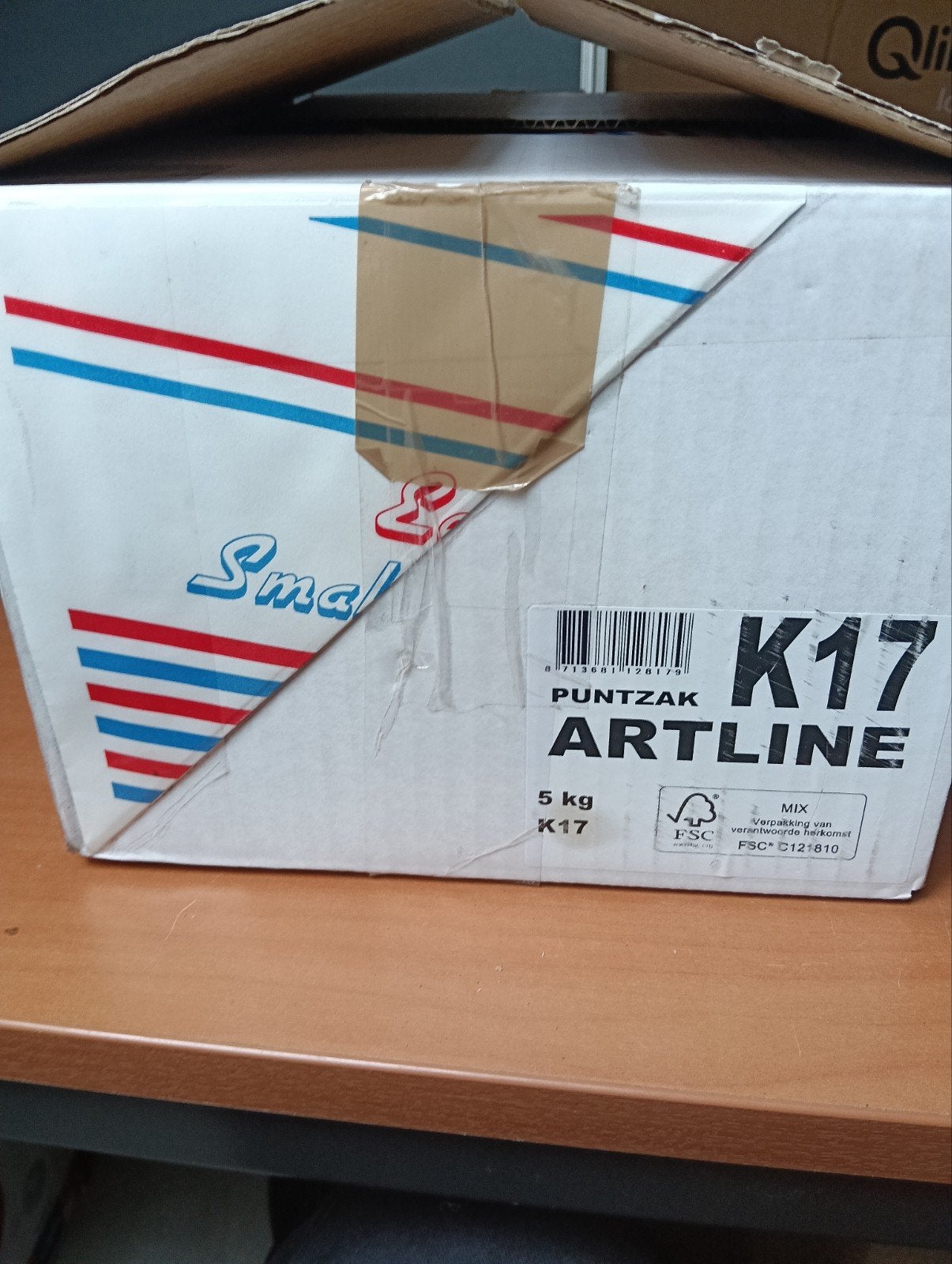 puntzak friet k17 doos 5 kg, Verzenden, Nieuw, Papier/karton, Meerkleurig