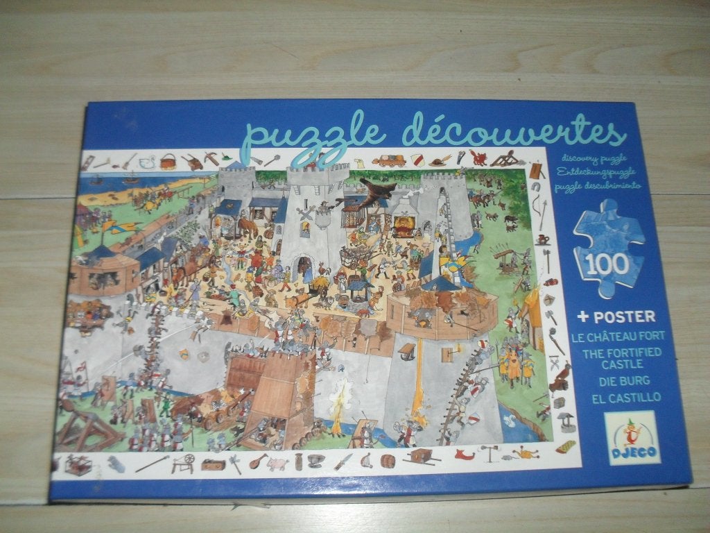 Ontdekkings puzzle 100 grote stukken, Ophalen, Minder dan 500 stukjes, Gebruikt, Legpuzzel