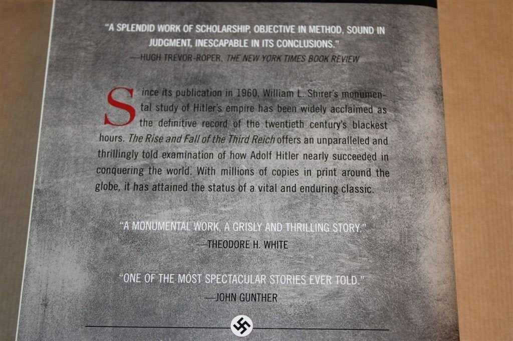 The Rise and Fall of the Third Reich — Shirer, Ophalen of Verzenden, Tweede Wereldoorlog, Zo goed als nieuw, Overige onderwerpen