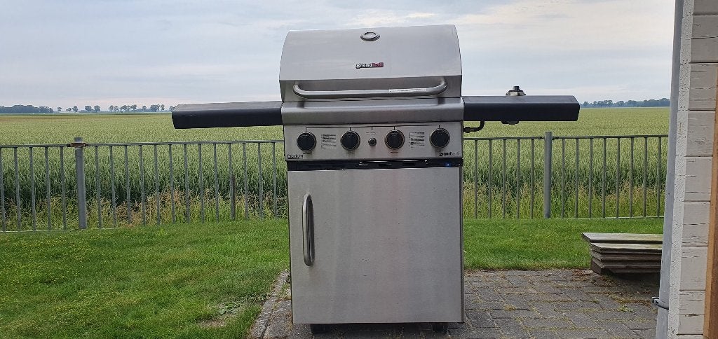 Gasbarbecue Grandhall Premium 325 Roestvrijstaal, Ophalen, Gebruikt, Grandhall