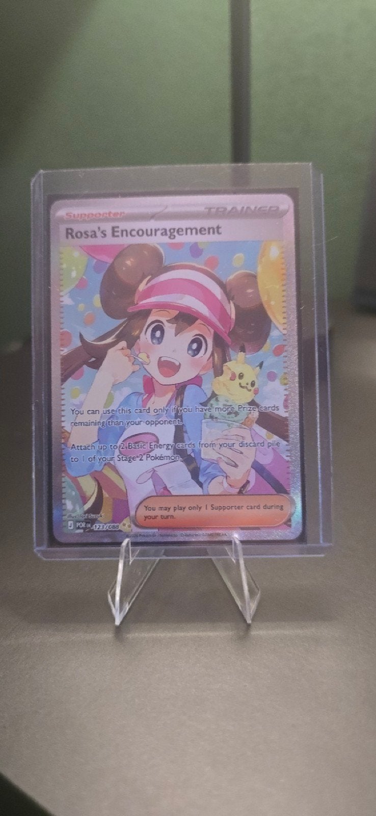 Pokemon Kaart: Rosa's Encouragement (Full Art), Ophalen of Verzenden, Nieuw, Losse kaart