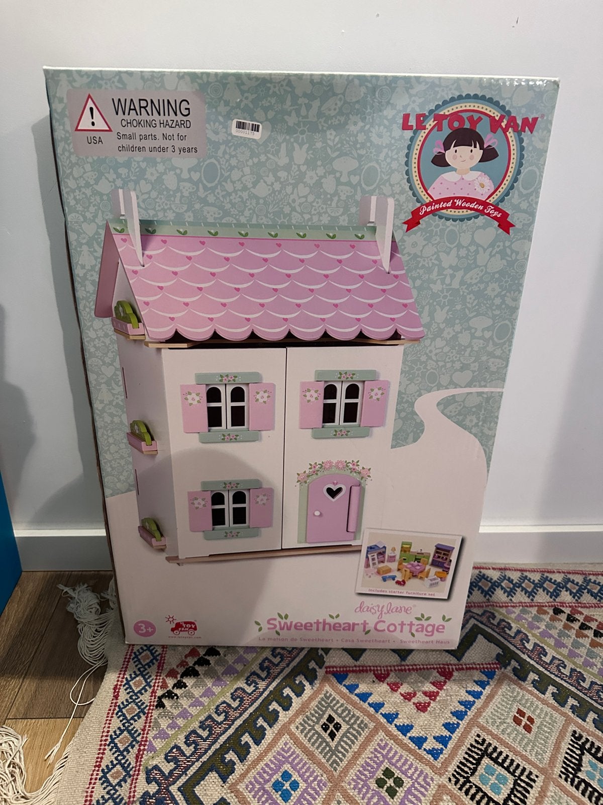 Le Toy Van Sweetheart Cottage Houten Poppenhuis, Ophalen of Verzenden, Zo goed als nieuw, Overige typen