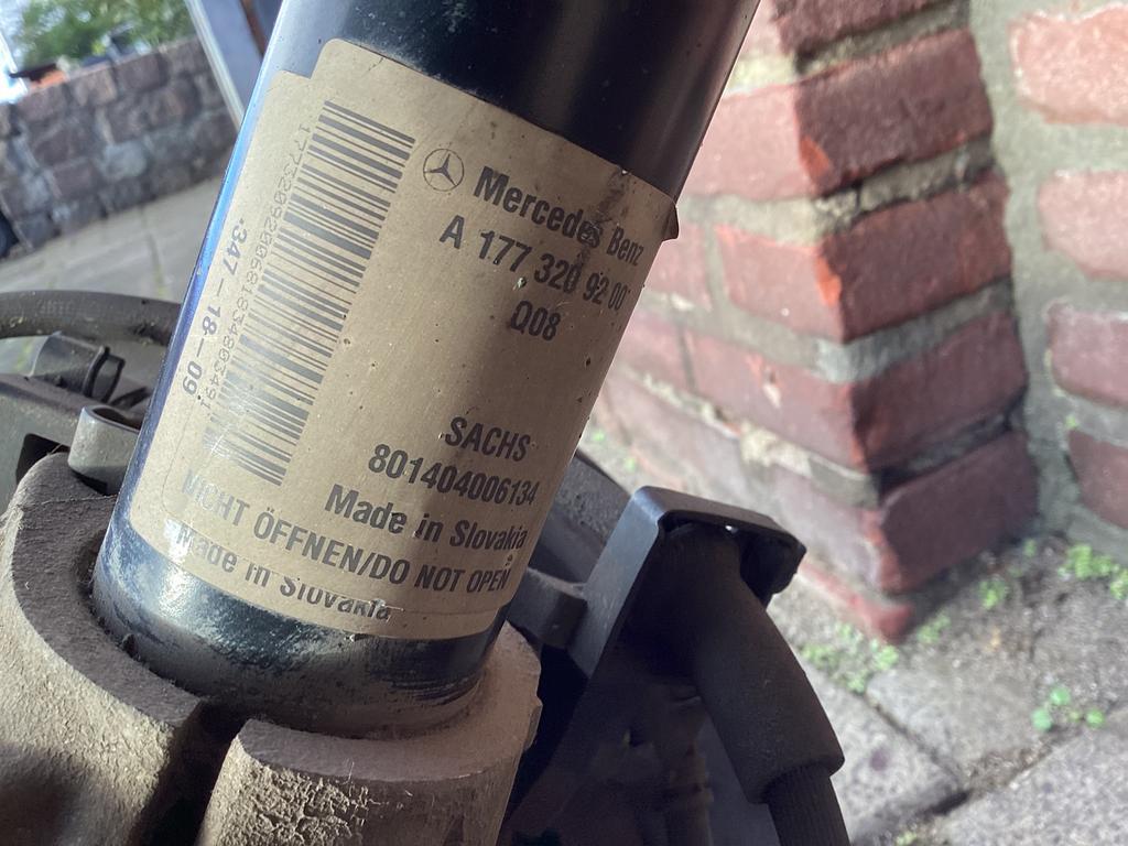 Mercedes A klasse W177 veerpoot met draagarm rechts, Auto-onderdelen, Accu's en Toebehoren, Ophalen of Verzenden, Gebruikt, Mercedes-Benz