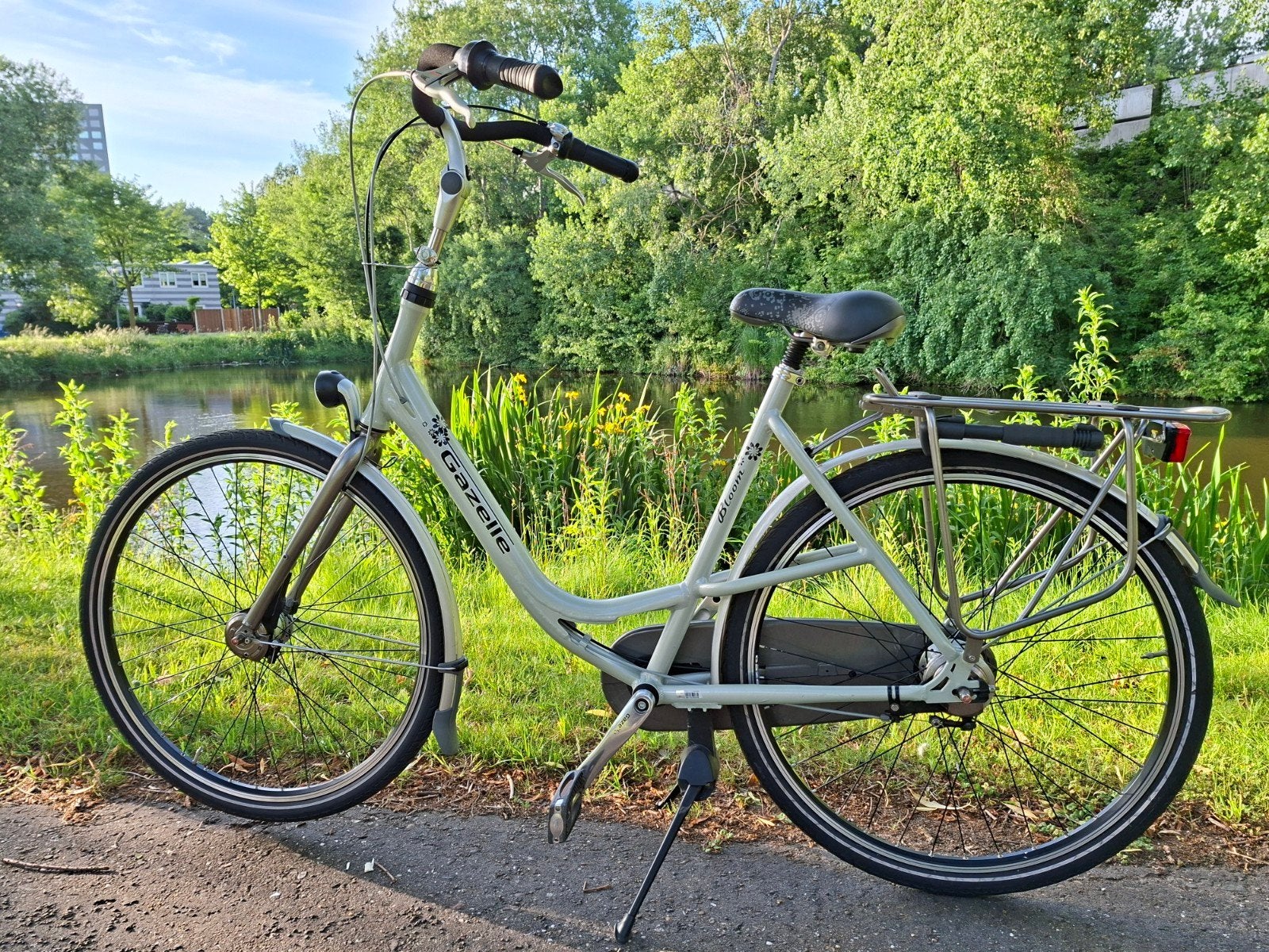 T.K Zeer mooie Gazelle damesfiets, Ophalen, 53 tot 56 cm, Versnellingen, Zo goed als nieuw