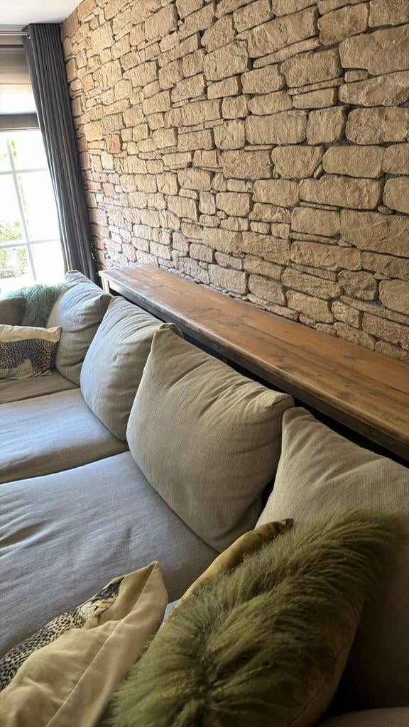 Sidetable op maat gemaakt - 320x34x80 cm, 200 cm of meer, Ophalen of Verzenden, Zo goed als nieuw, Overige houtsoorten