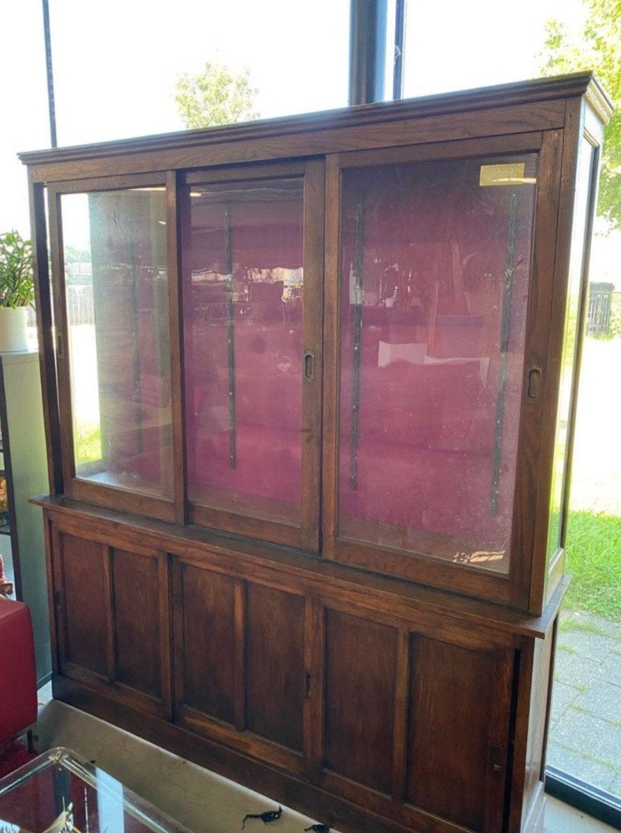 Vitrinekast, buffetkast, Ophalen, Zo goed als nieuw, 200 cm of meer, 150 tot 200 cm