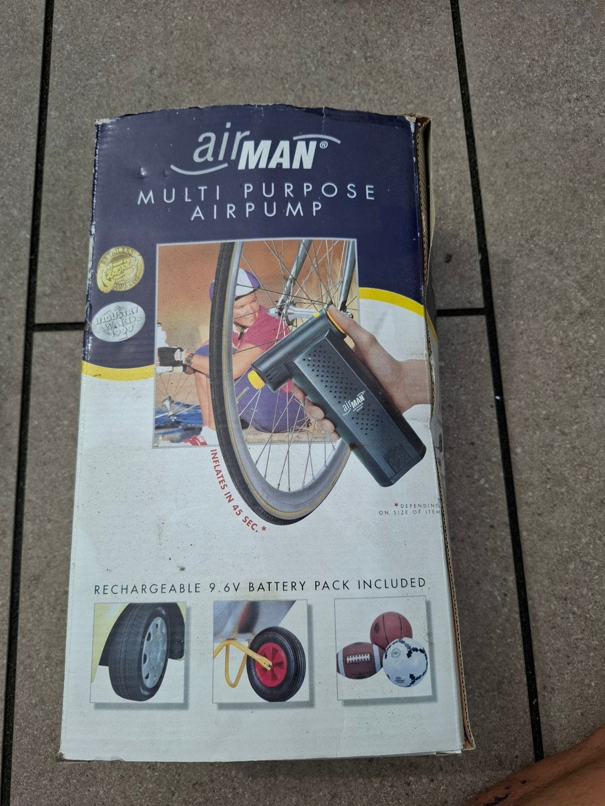AirMan Multi Purpose Luchtpomp - Draagbaar en Oplaadbaar, Ophalen of Verzenden, Elektrisch, Zo goed als nieuw