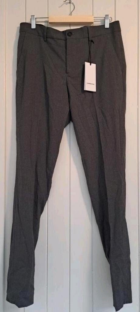 Lindbergh White Slim Fit Heren Broek Grijs Maat 50 Nieuw, -, -, Nieuw, Ophalen of Verzenden