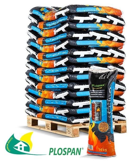 Tekoop witte naaldhout Plospan pellets , in 10 &14 kg zakken, Minder dan 3 m³, Ophalen of Verzenden, Overige houtsoorten