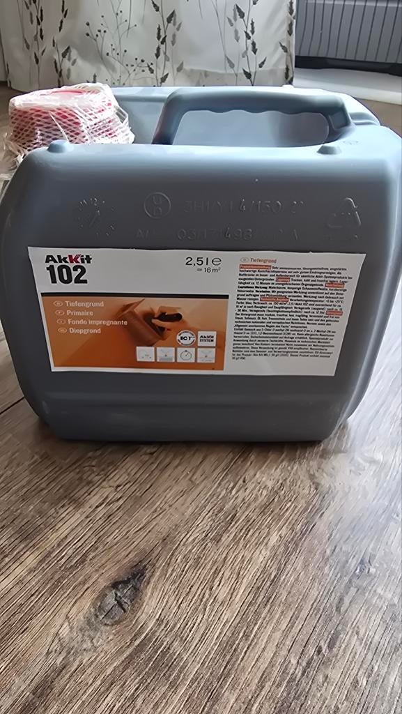 Akkit 102 Diepgrond 2.5 liter - Voorbereiding ondergrond, Minder dan 5 liter, Ophalen, Nieuw