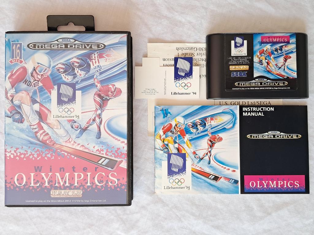 Winter Olympics Lillehammer '94 - SEGA Mega Drive, Gebruikt, Verzenden, Eén computer, 3 spelers of meer