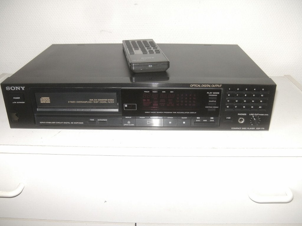 Sony CD speler type CDP-770, Audio, Tv en Foto, Cd-spelers, Ophalen, Sony