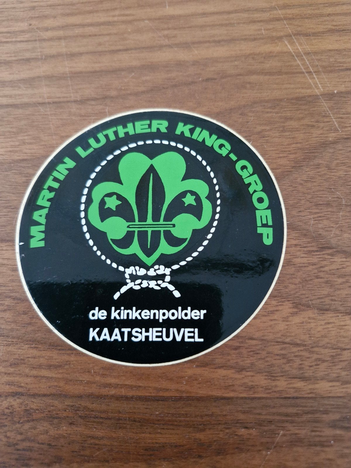 11410 Sticker Martin Luther King-groep Kaatsheuvel Scouting, Ophalen of Verzenden, Nieuw, Overige typen