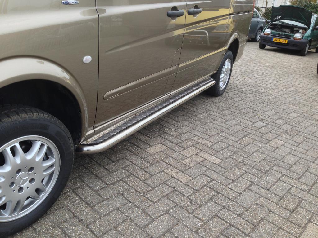 #AANBIEDING Sidebars Aluminium Mercedes Vito W639, Auto diversen, Tuning en Styling, Niet ingevuld, Niet ingevuld, Niet ingevuld