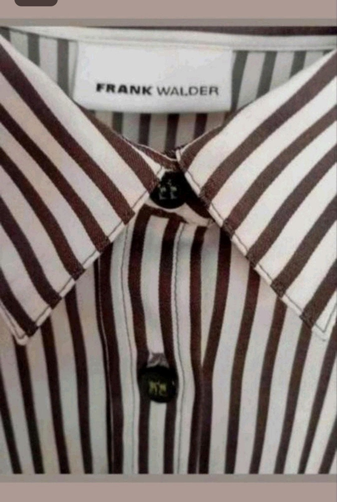 Frank Walder blouse 44
wit met bruin streepje
Van oksel tot, Wit, Maat 42/44 (L), Ophalen of Verzenden, Zo goed als nieuw