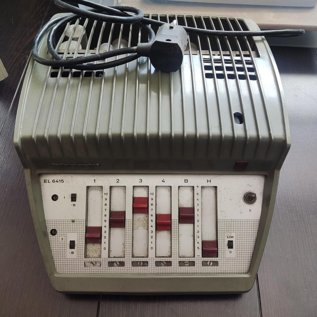 Philips EL6415 buizenversterker - Vintage audio, Ophalen, Versterker