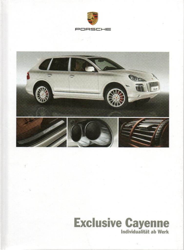 Porsche Exclusive Cayenne brochure 2007, Verzenden, Zo goed als nieuw, Porsche