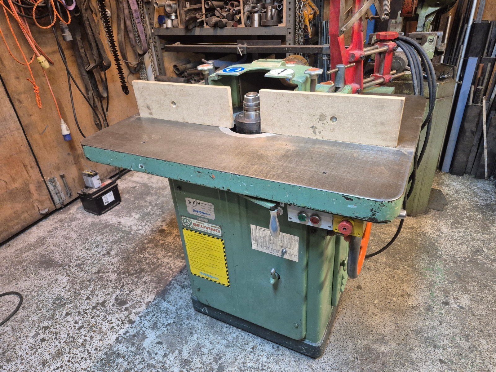 Top-as, freestafel, Doe-het-zelf en Verbouw, Ophalen, 1200 watt of meer, Afkortzaag, 70 mm of meer