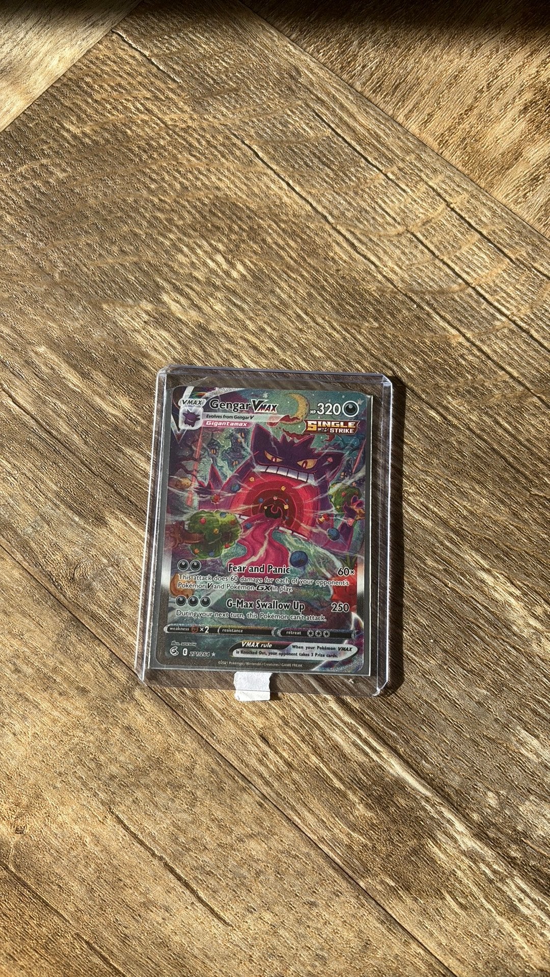 Gengar vmax (#271/264), Hobby en Vrije tijd, Verzamelkaartspellen | Pokémon, Ophalen of Verzenden, Nieuw