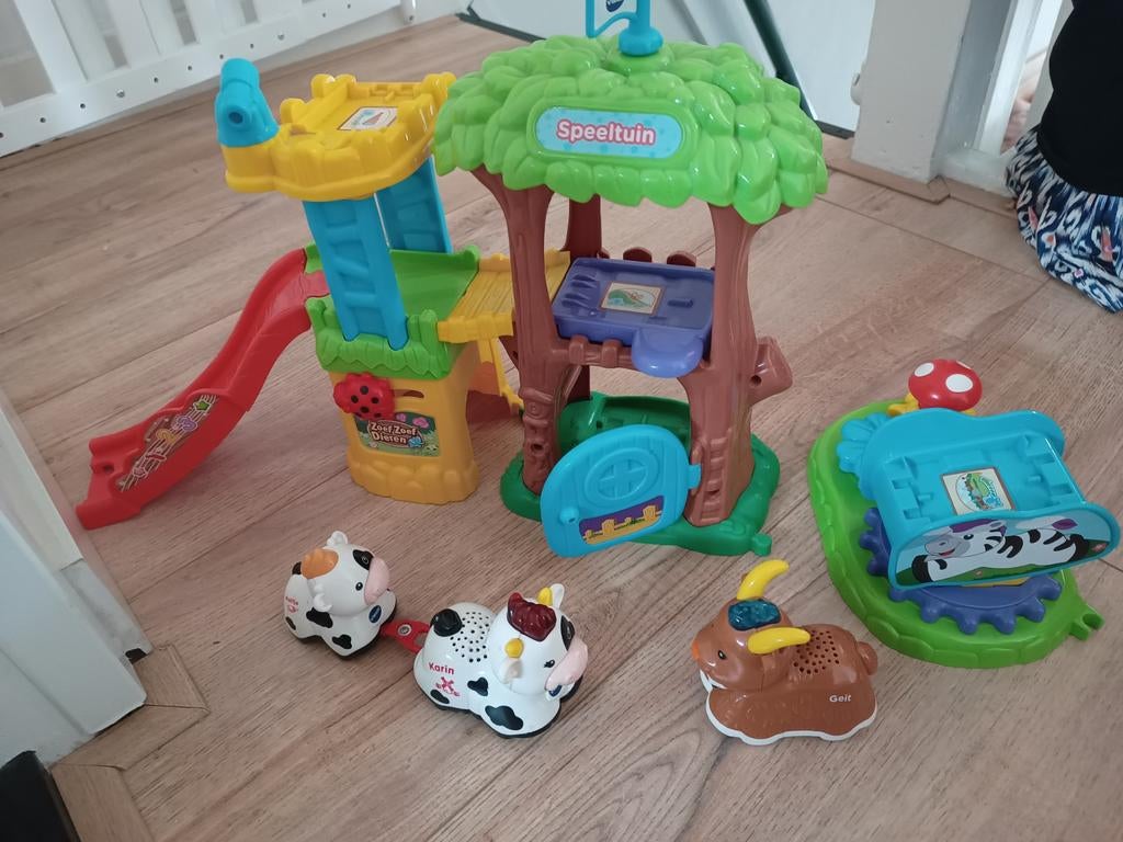 VTech Zoef Zoef Dieren Speeltuin met Dieren, Ophalen of Verzenden, Gebruikt, Jongen of Meisje