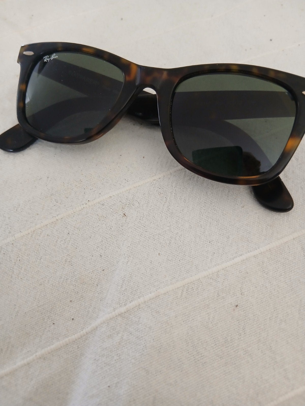 Ray-Ban Wayfarer zonnebril - Bruin schildpad, Gebruikt, Zonnebril, Bruin, Ophalen of Verzenden