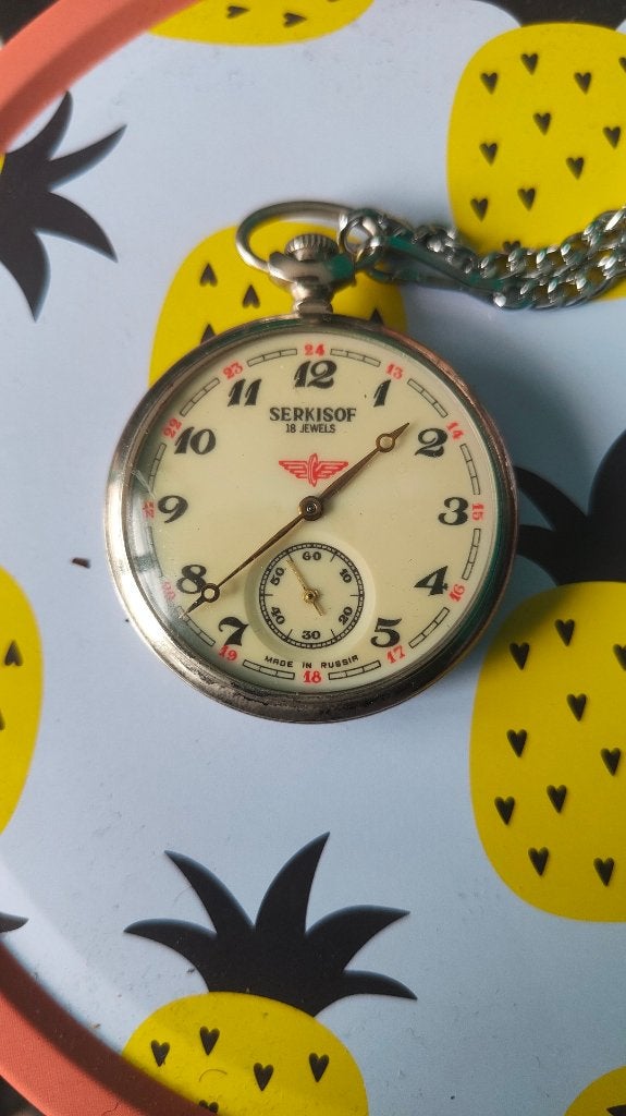 Serkisof - Demiryolu Molnija zakhorloge Turkse spoorwegen, Ophalen of Verzenden