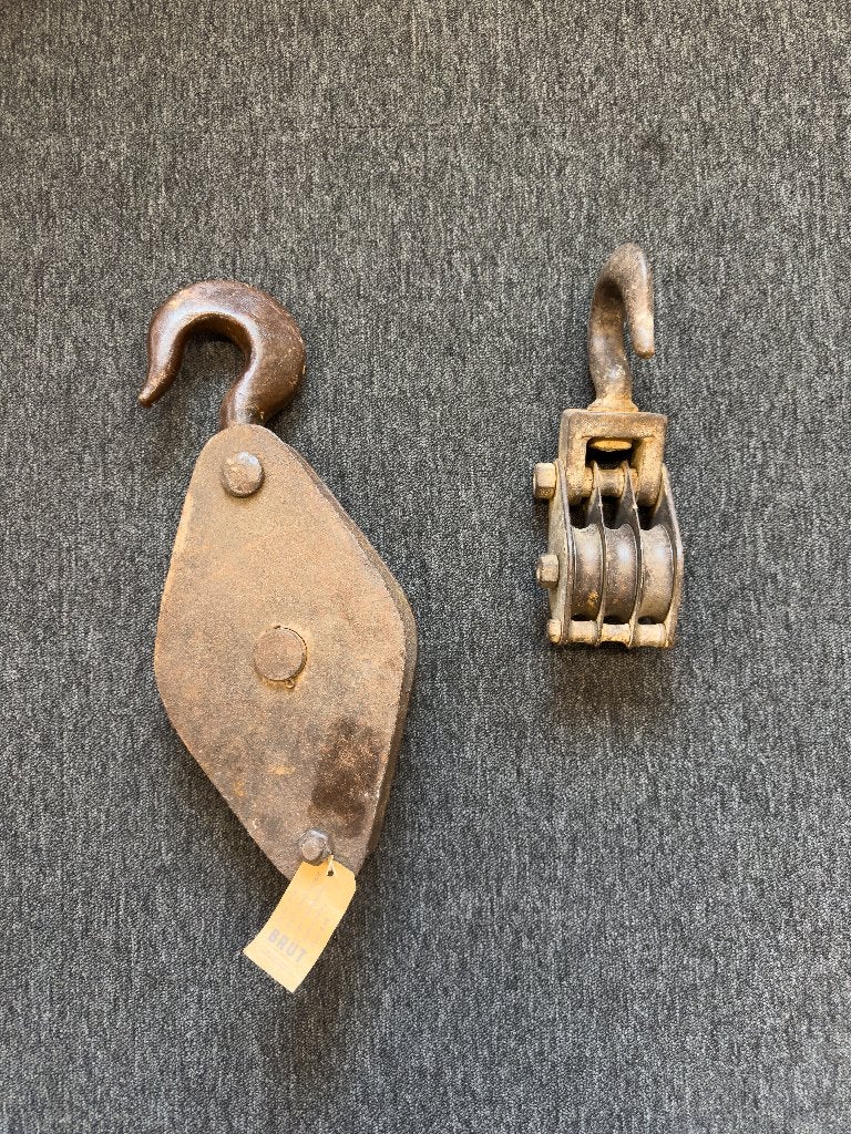 Vintage katrollen set uit de jaren 50, Ophalen of Verzenden