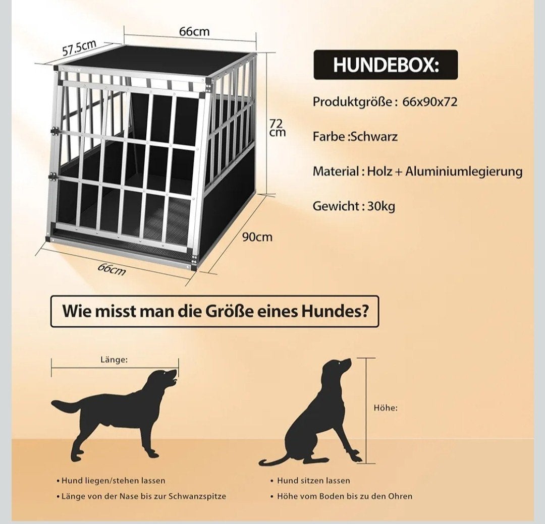 hondentransportbox, Dieren en Toebehoren, Ophalen, Zo goed als nieuw
