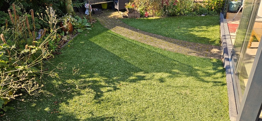 Kunstgras van hele mooie kwaliteit, Ophalen, Gebruikt, 10 tot 20 m², Kunstgras